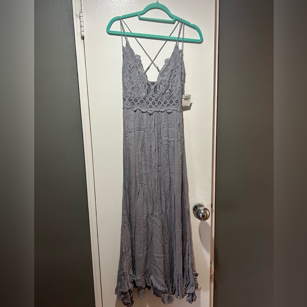 Free people Adella Maxi dress in lavender.